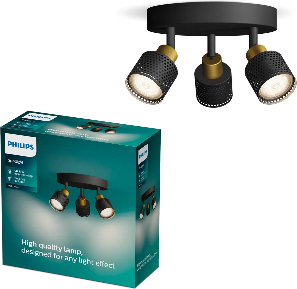 Philips Niall Spot Plafondspot 3x5W