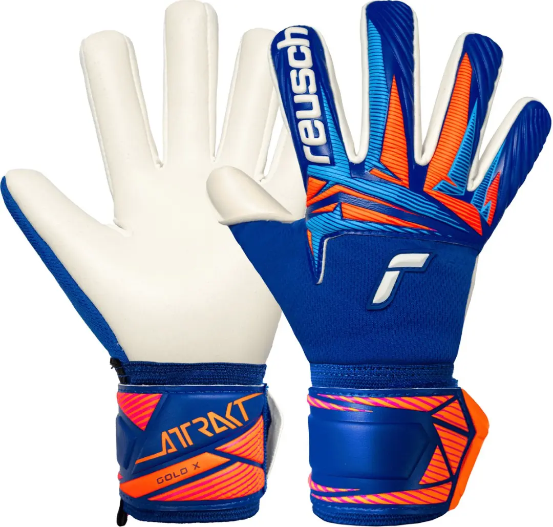 Reusch Attrakt Gold X NC Junior Keepershandschoenen - Blauw 6 - afbeelding 5 van 6