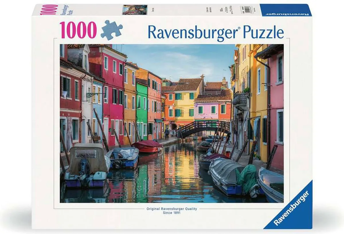 Ravensburger Burano Legpuzzel 1000 Stuks - Multicolor - afbeelding 6 van 6