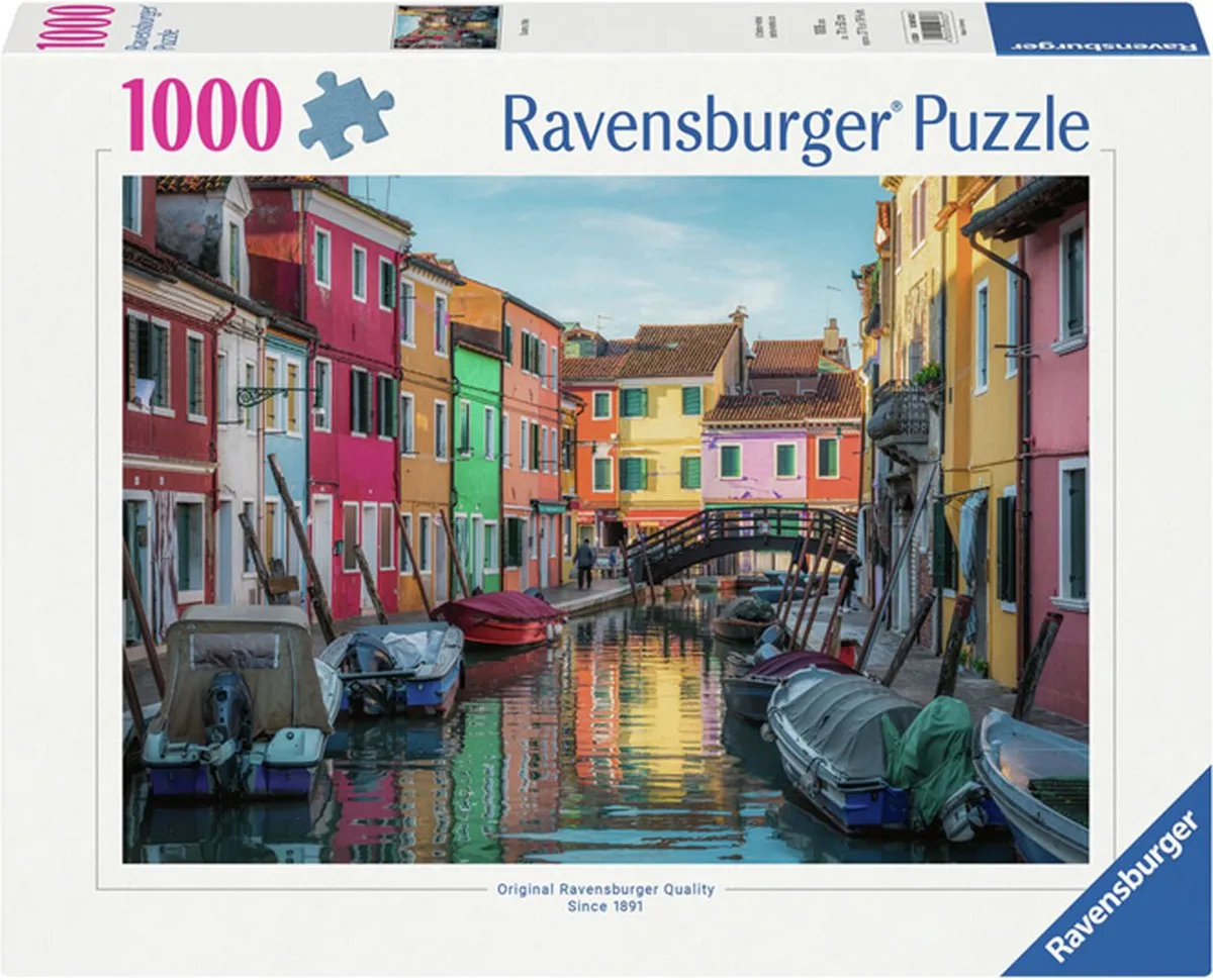 Ravensburger Burano Legpuzzel 1000 Stuks - Multicolor