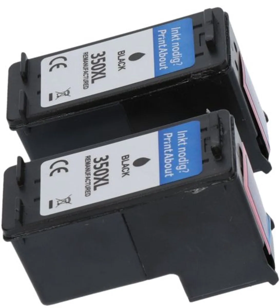 PrintAbout Inktcartridge CB336EE Zwart - 2 Stuks
