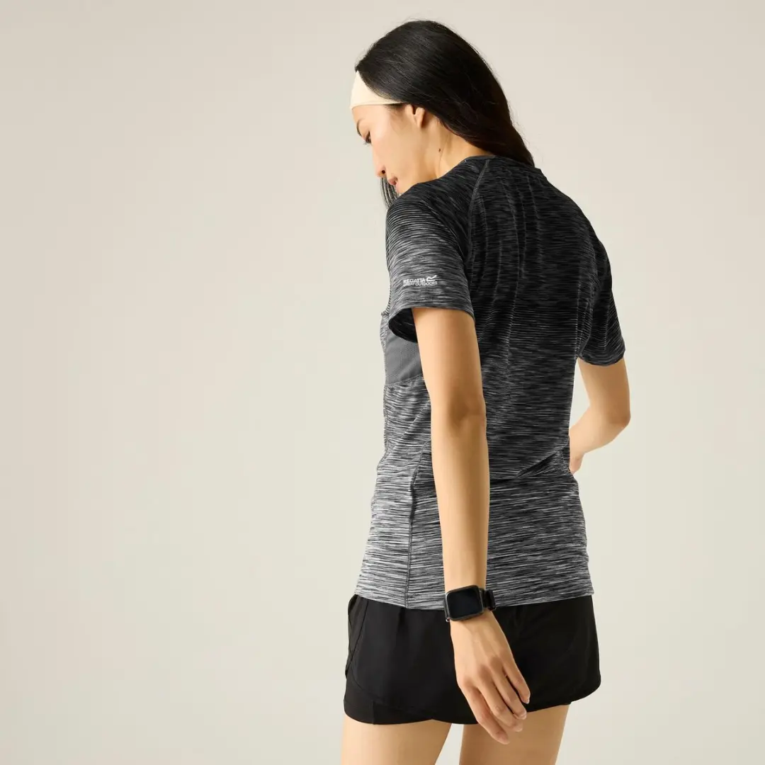 Regatta Laxley II Sportief T-shirt Dames - Grijs - afbeelding 6 van 6