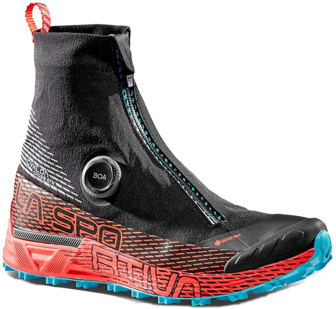 La Sportiva Cyklon Cross Gore-Tex Trailrunners - EU 38 - Zwart/Hibiscus