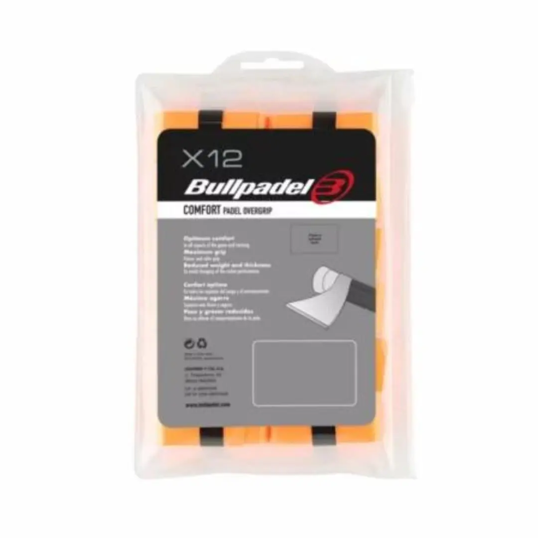 Bullpadel Overgrip GB-1600 (padel) 12 stuks Kleur : Roze Neon