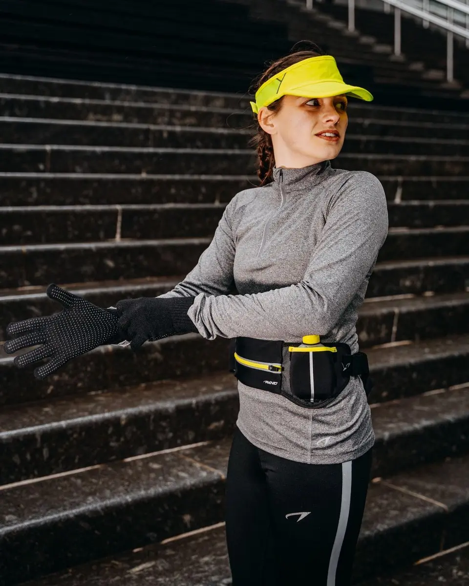 Avento Running Zonneklep Alba - Fluorgeel