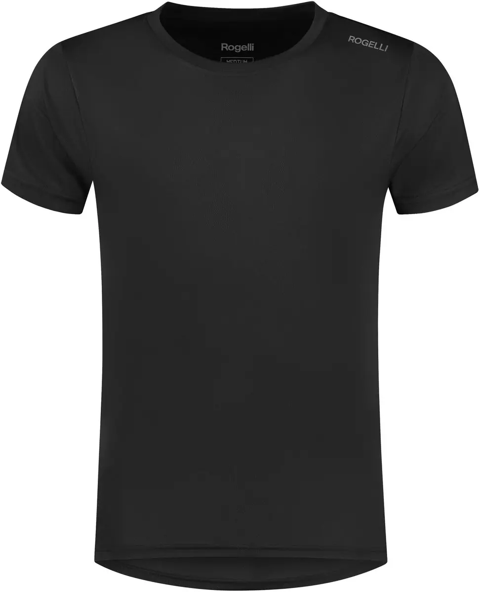 Rogelli Promo Heren Hardloopshirt - S - Zwart - afbeelding 2 van 6