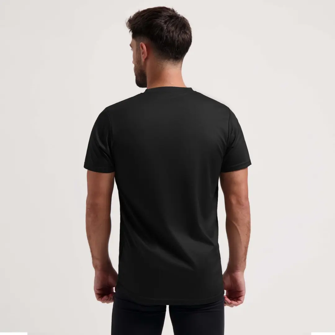 Rogelli Promo Heren Hardloopshirt - S - Zwart - afbeelding 3 van 6