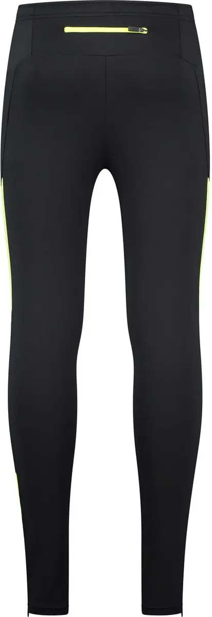 Rogelli Core Heren Lange Hardloopbroek M - Zwart/Fluorgeel - afbeelding 3 van 6
