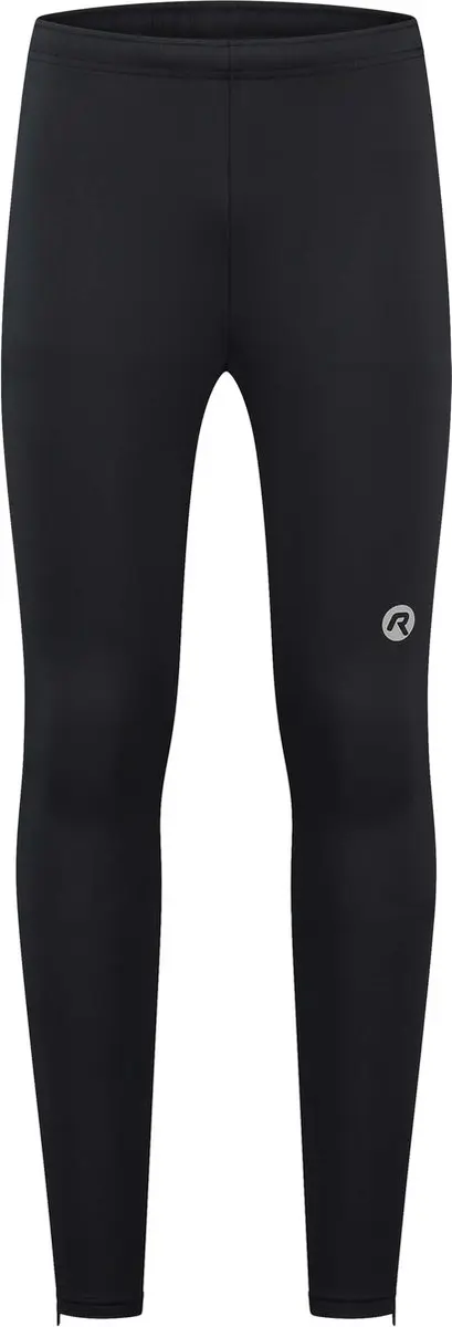 Rogelli Core Heren Lange Hardloopbroek M - Zwart/Fluorgeel - afbeelding 2 van 6