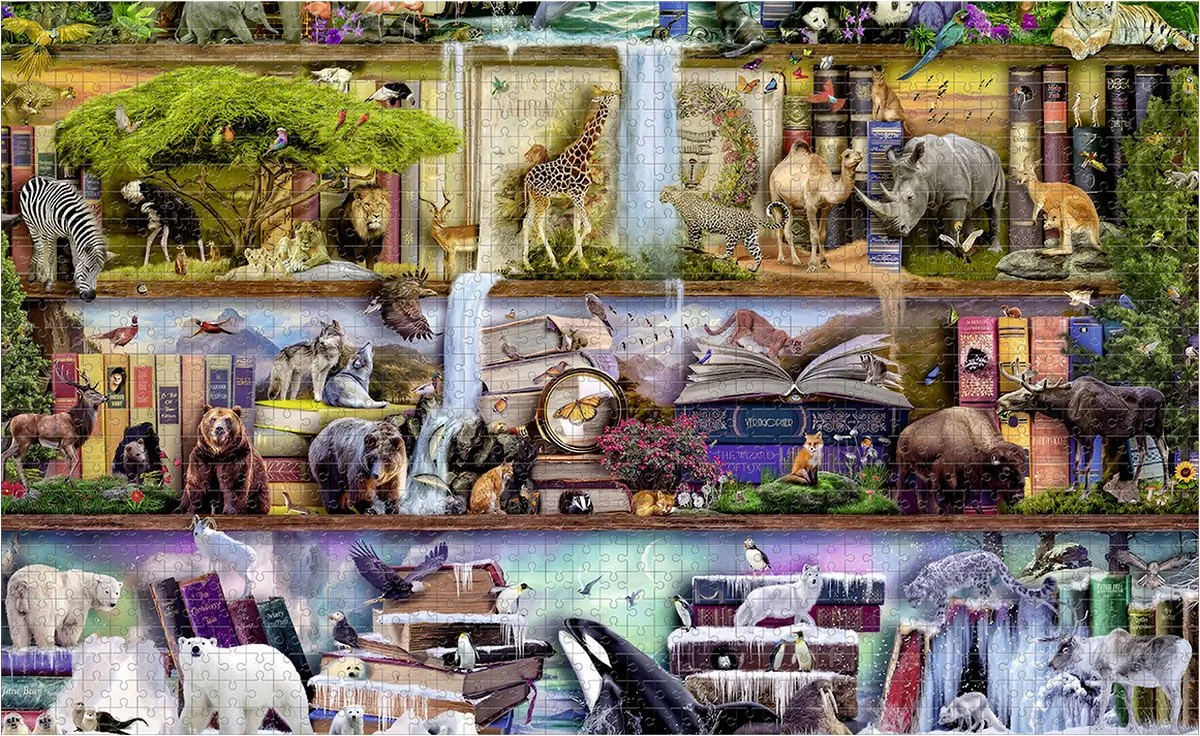 Ravensburger Aimee Stewart Wild Kingdom Shelves Legpuzzel 2000 Stuks