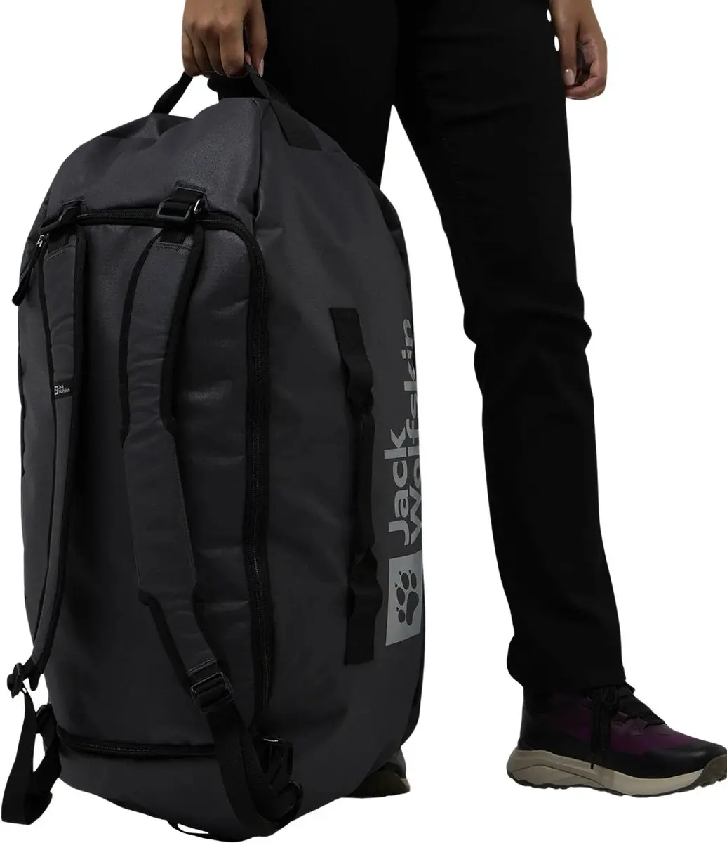 Jack Wolfskin Reistas Unisex Large 65L - Zwart/Grijs - afbeelding 2 van 6