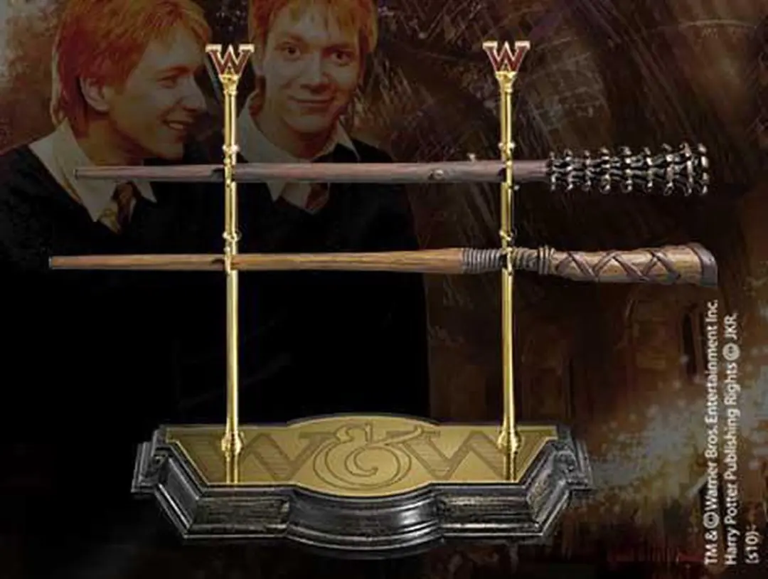 Harry Potter Weasley Twins Bruine Toverstaf - Tafelmodel - afbeelding 2 van 6
