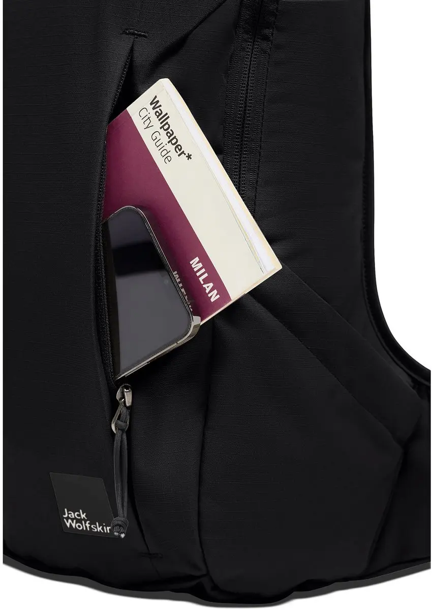 Jack Wolfskin Waimea Black Rugzak 15L - 15 inch - afbeelding 5 van 6