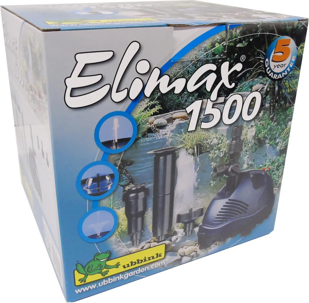 Ubbink Elimax 1500 Vijverpomp - 1500 l/u - 20W - afbeelding 4 van 4