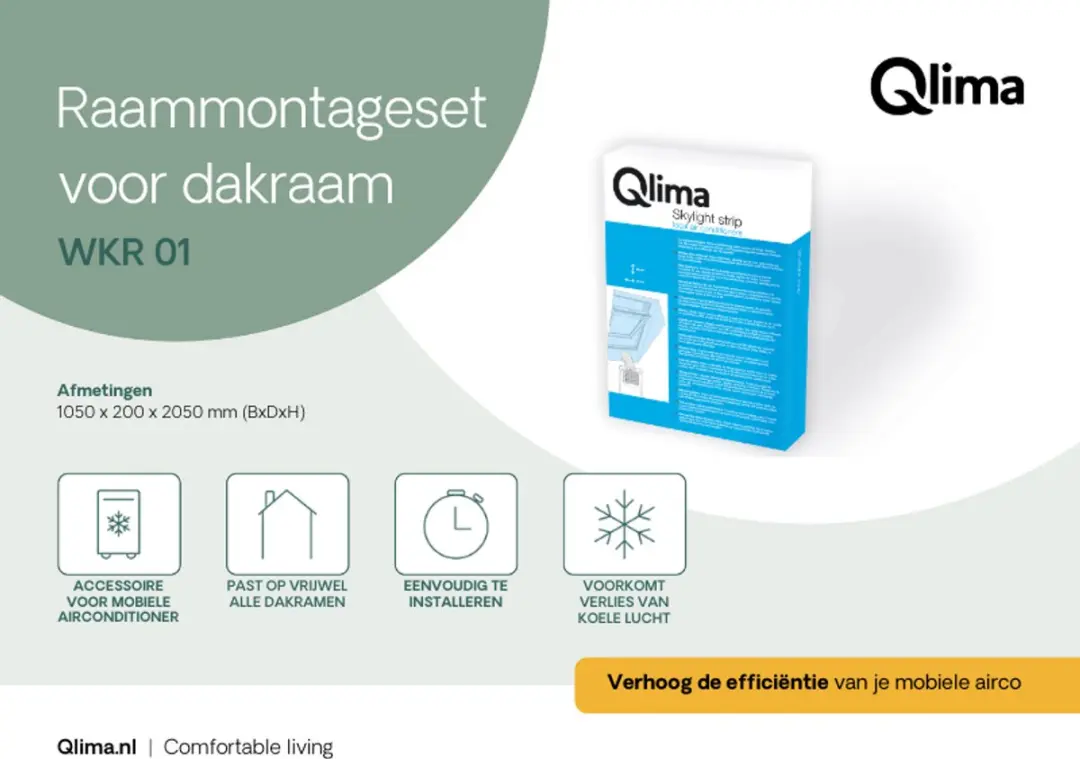 Qlima Window Fitting Kit Skylight - Grijs - afbeelding 4 van 6