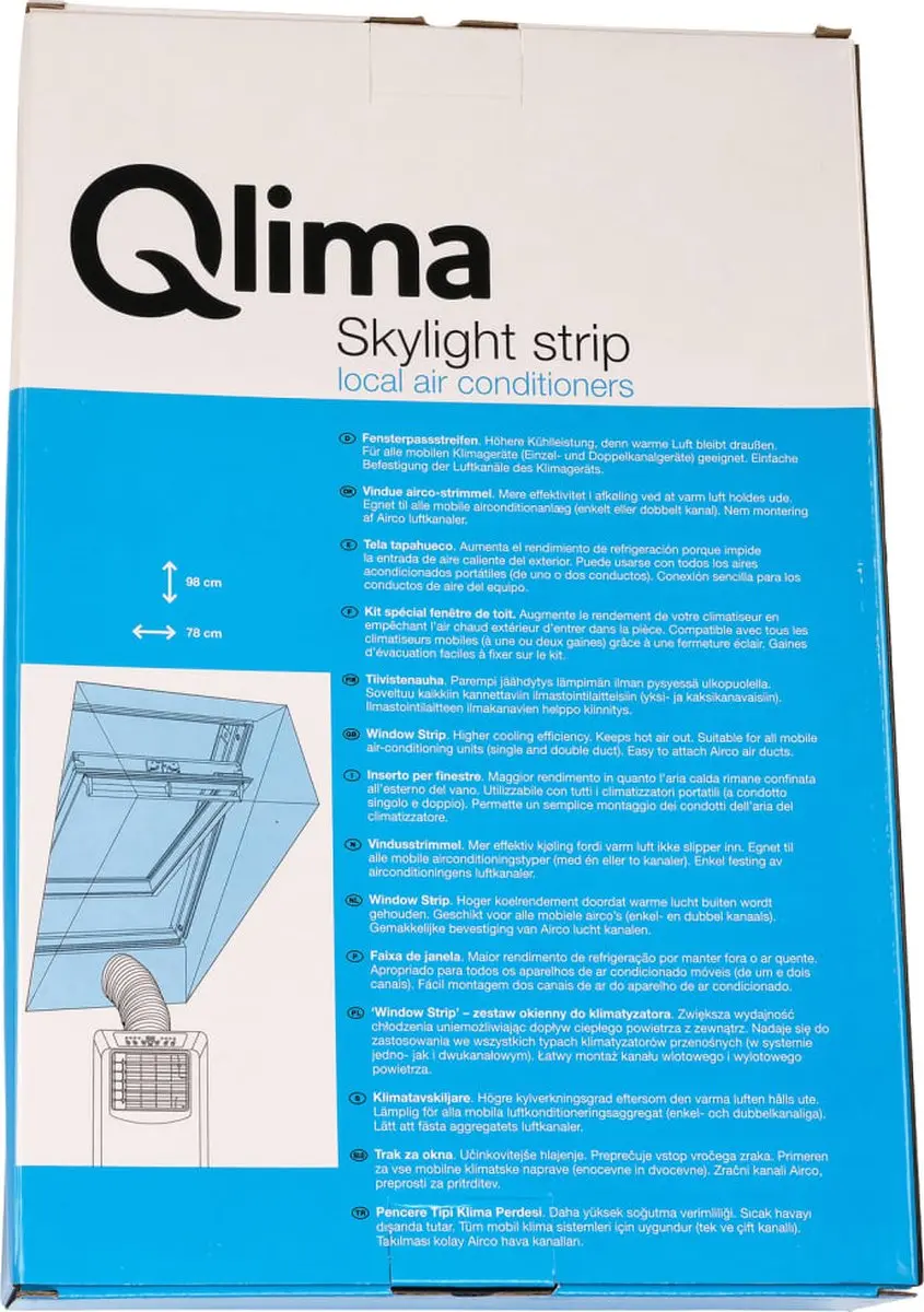 Qlima Window Fitting Kit Skylight - Grijs - afbeelding 6 van 6