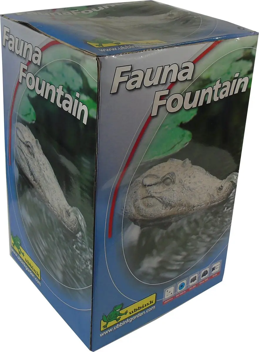 Ubbink Drijvende Krokodil Spuitfiguur - Brons