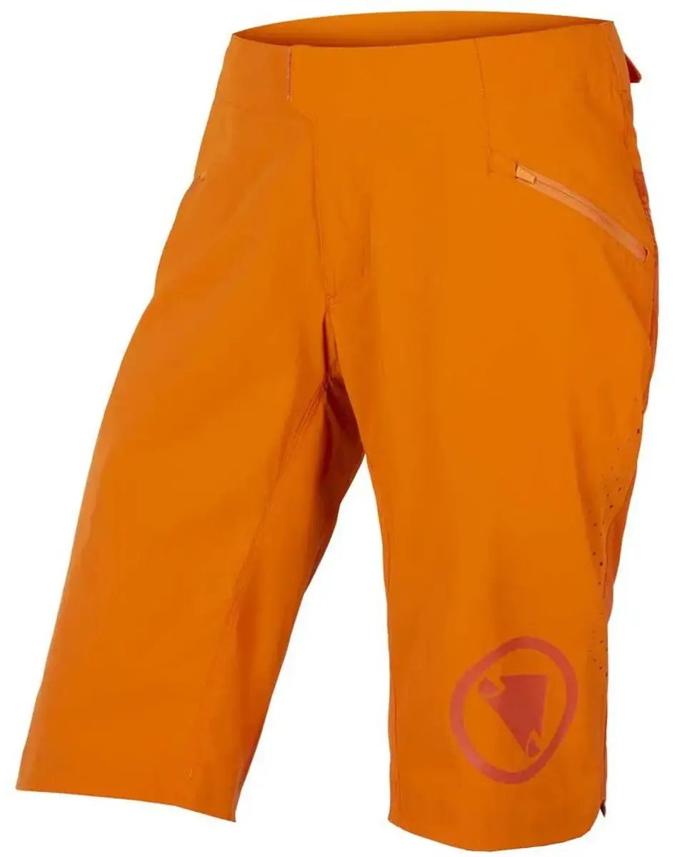 Endura Singletrack Lite Korte Broek Oranje L Vrouw