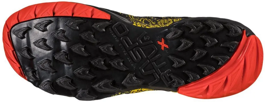 La Sportiva Akasha II Trailrunningschoenen Heren - 45 - Black/Yellow