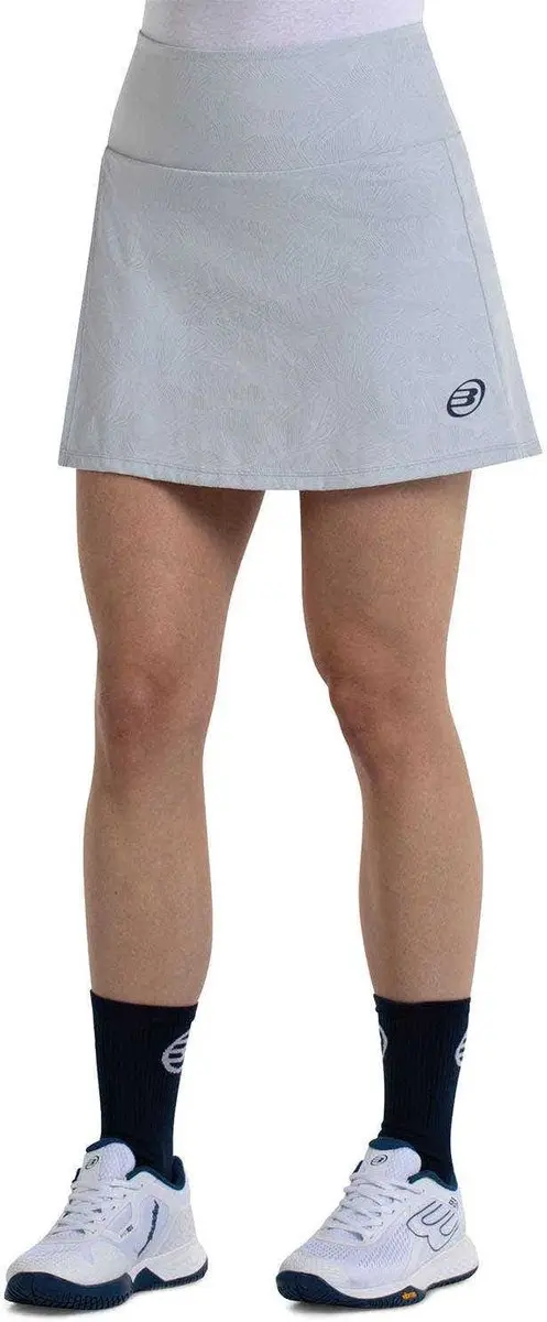 Falda Bullpadel Padina 002 Gris Claro Mujer M