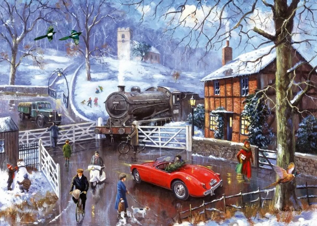 Ravensburger Winter Station Puzzel 1000-delig - Meerkleurig - afbeelding 2 van 3