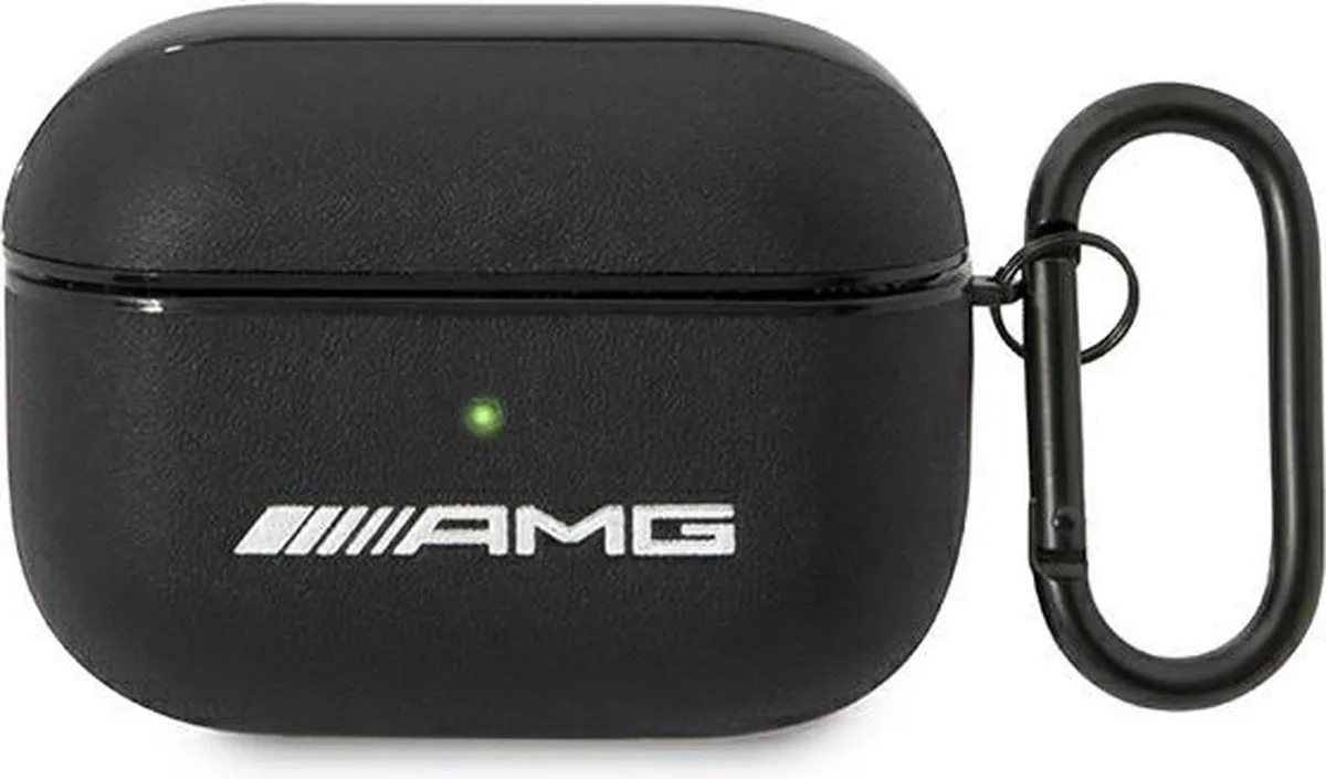 Mercedes AMG Big Logo Hoesje AirPods Pro - Zwart