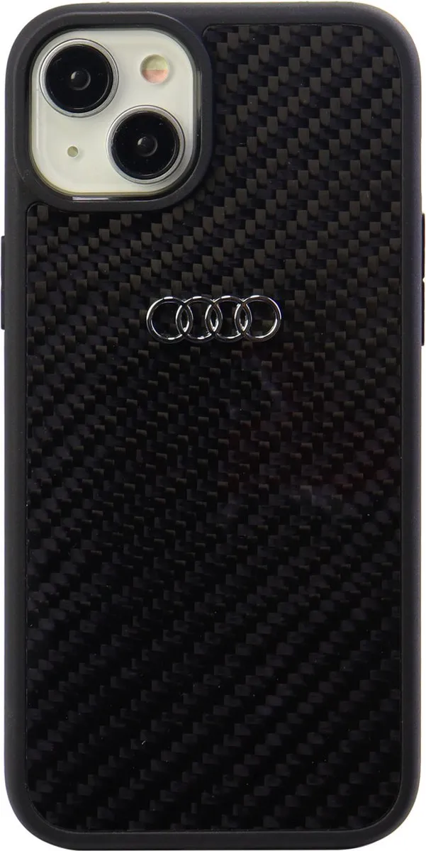 Audi iPhone 15 Plus Hardcase - Zwart