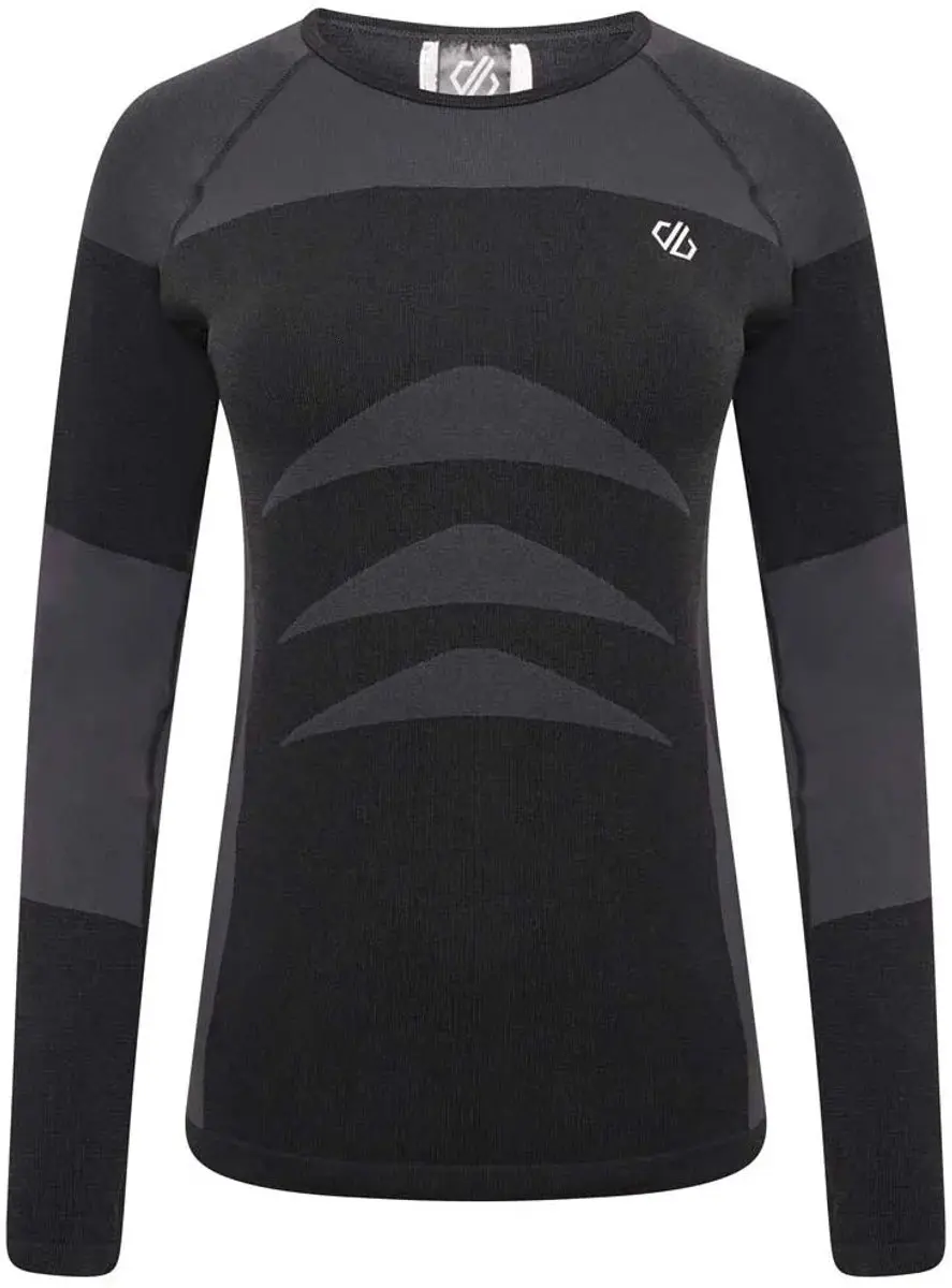 Dare 2b In the Zone III Thermo Shirt - S - Zwart/donkergrijs - afbeelding 3 van 6