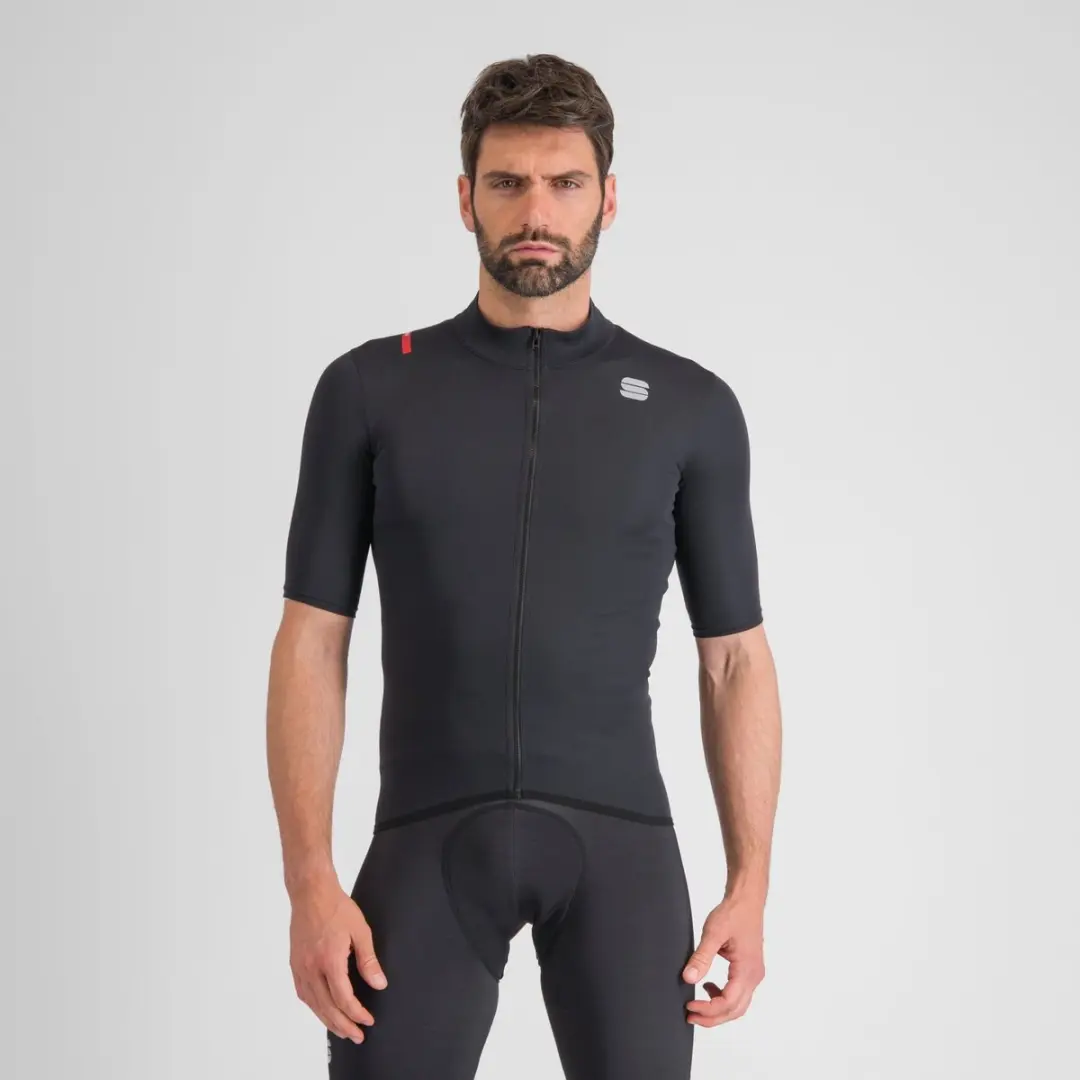 Sportful FIANDRE LIGHT Fietsjas Korte Mouwen BLACK