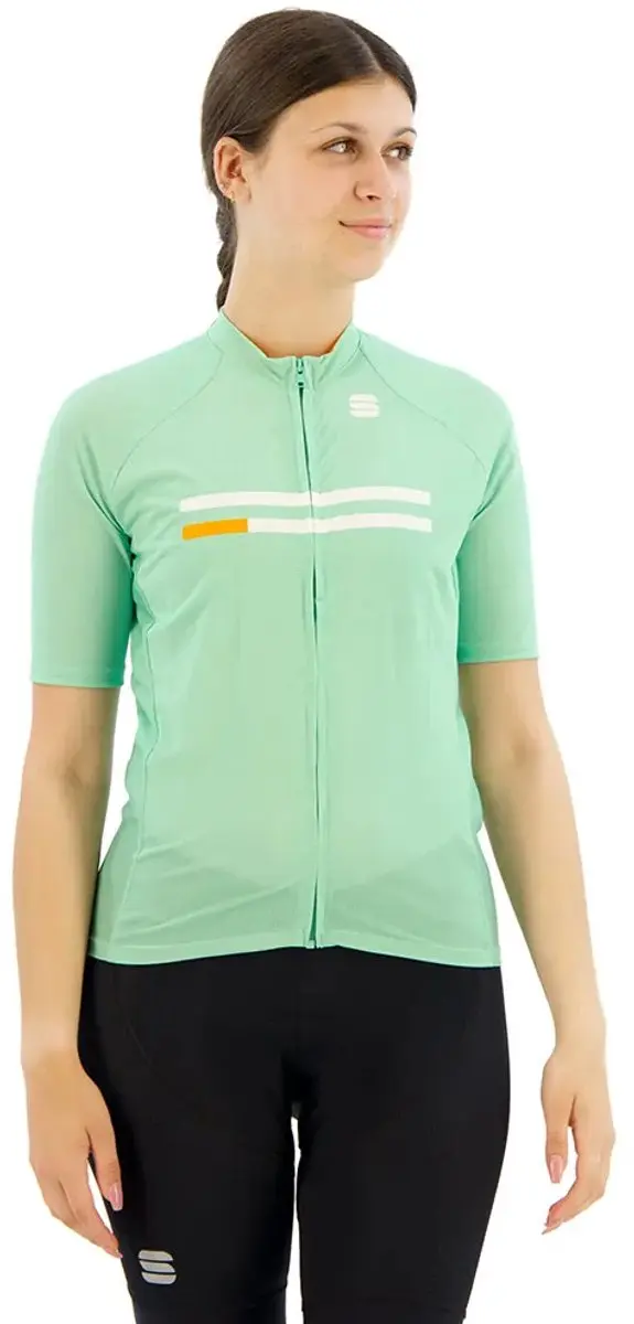 Sportful Joy Korte Mouw Wielertrui Groen 2XL Vrouw
