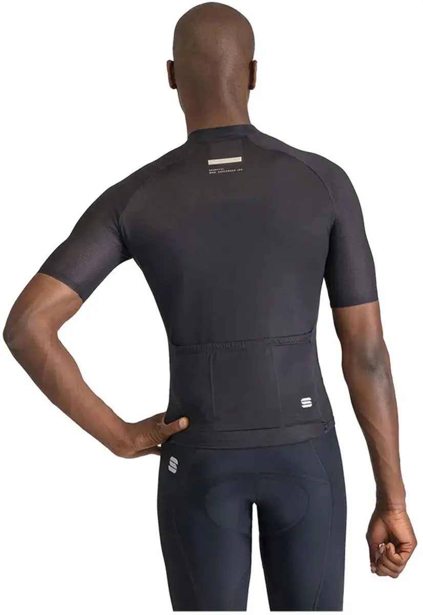 Sportful Supernova Wielertrui - Korte mouw L - Zwart