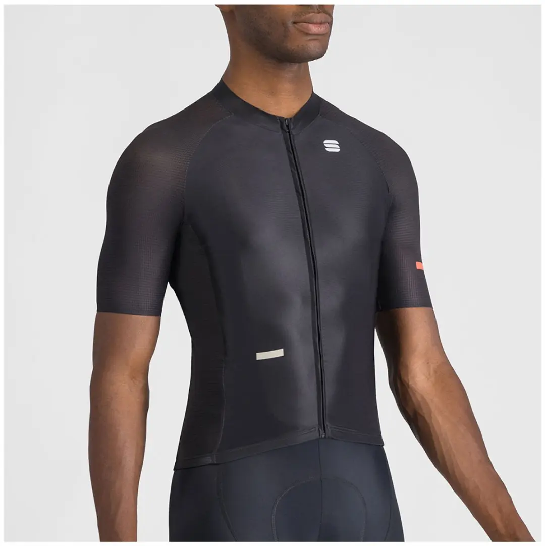 Sportful Supernova Wielertrui - Korte mouw L - Zwart