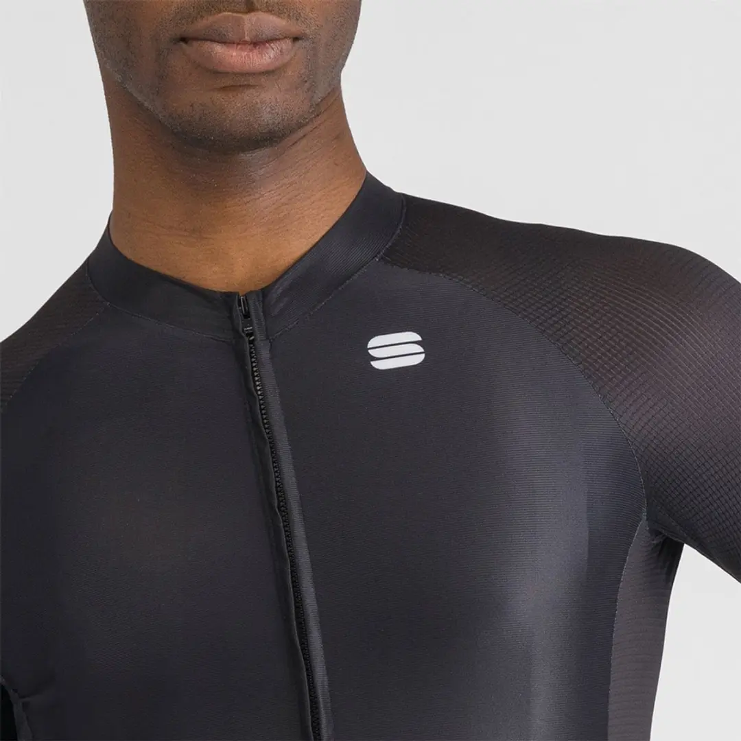Sportful Supernova Wielertrui - Korte mouw L - Zwart