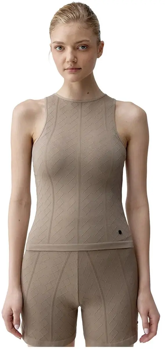 Born Living Yoga Ares Mouwloos T-shirt Bruin M Vrouw