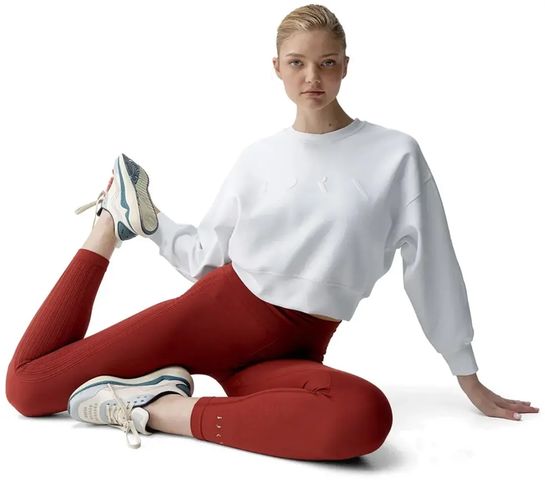 Born Living Yoga Flora Sweatshirt Wit M Vrouw