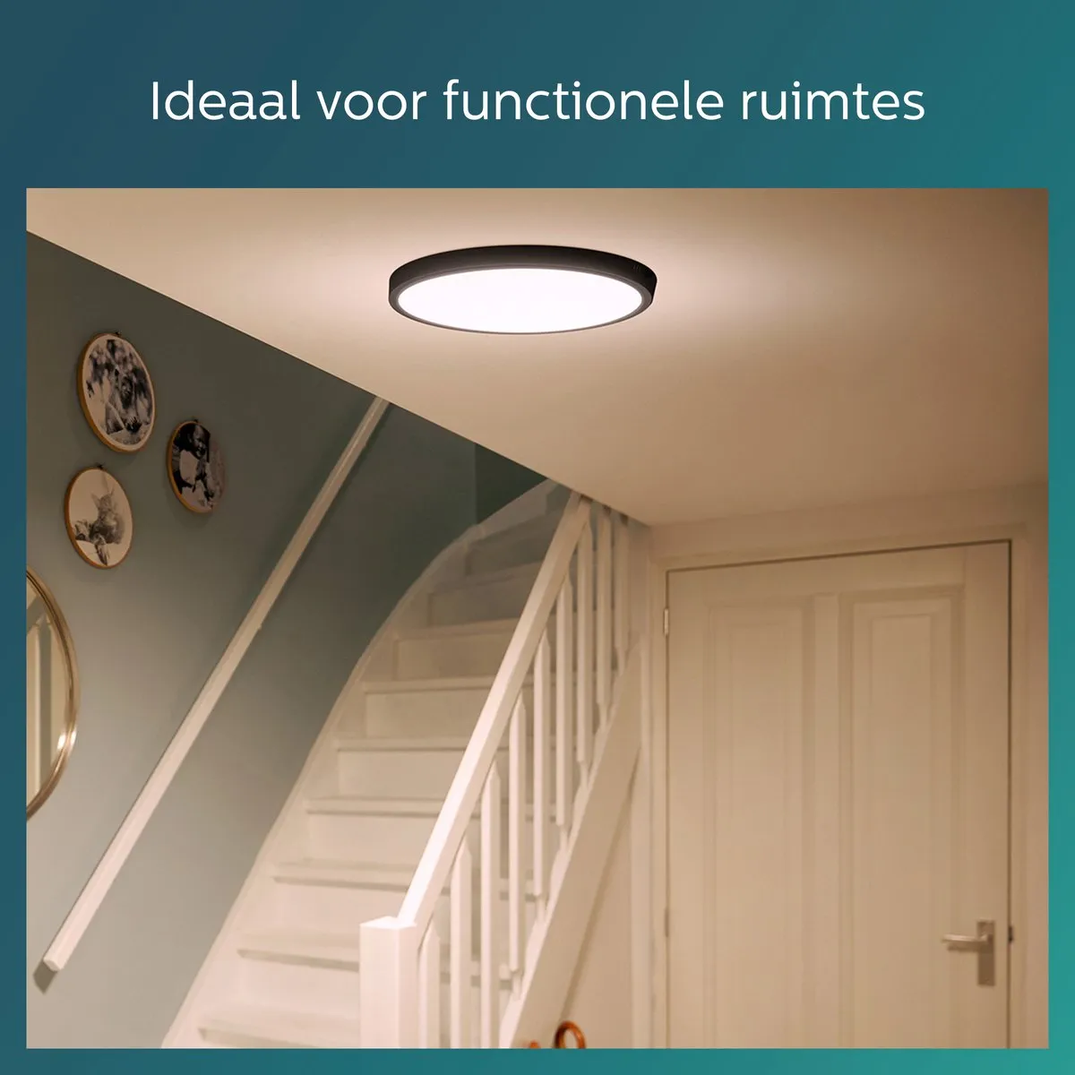 Philips Magneos Plafondlamp - Zwart - Ø28,6cm