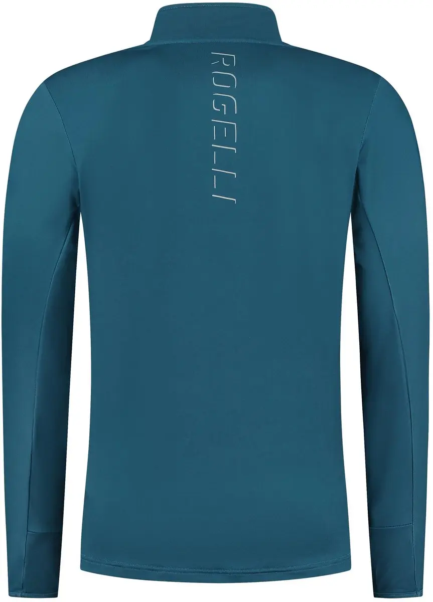 Rogelli Core Heren Hardloopshirt Lange Mouw XXL - Blauw - afbeelding 5 van 6