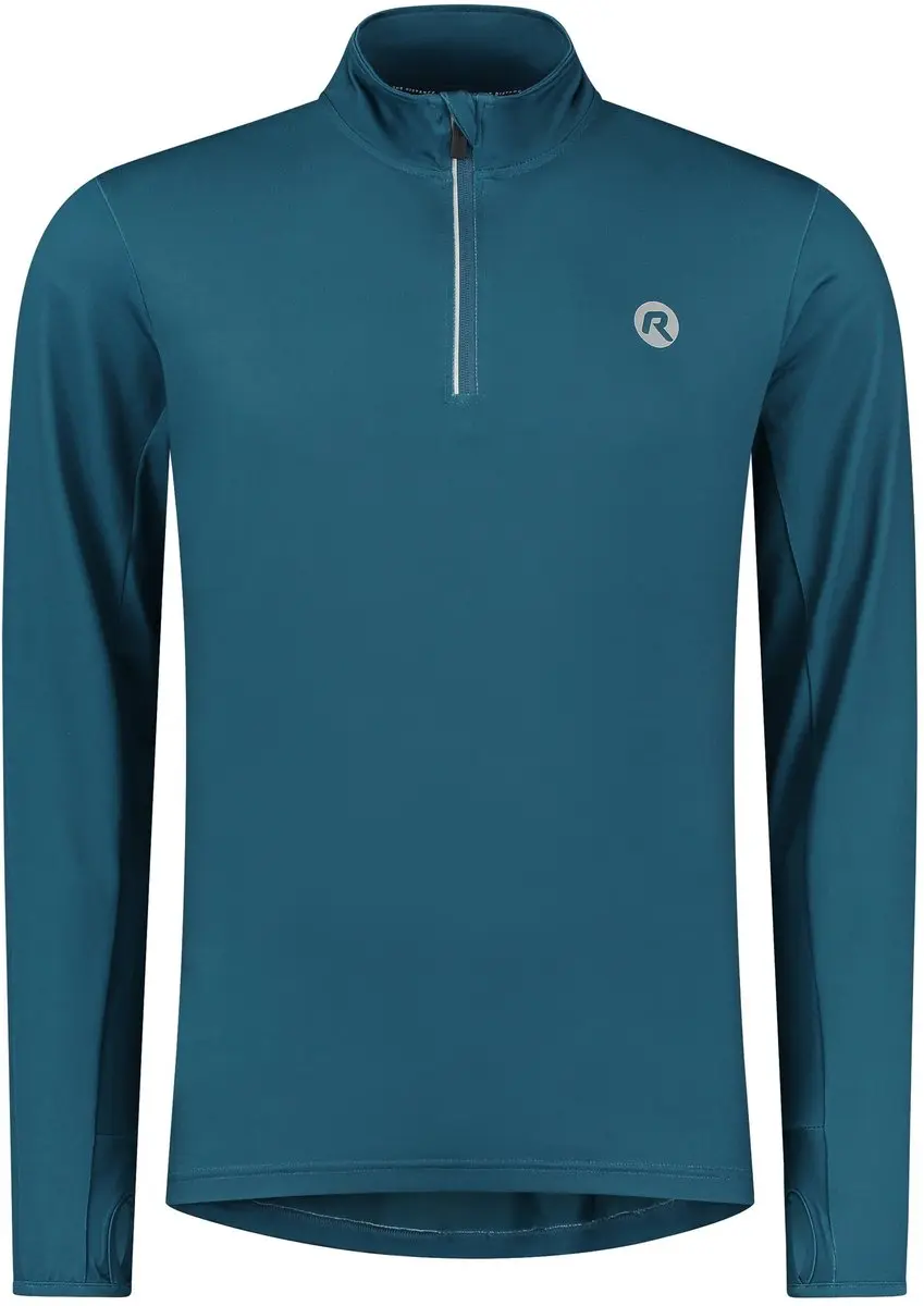 Rogelli Core Heren Hardloopshirt Lange Mouw XXL - Blauw - afbeelding 2 van 6