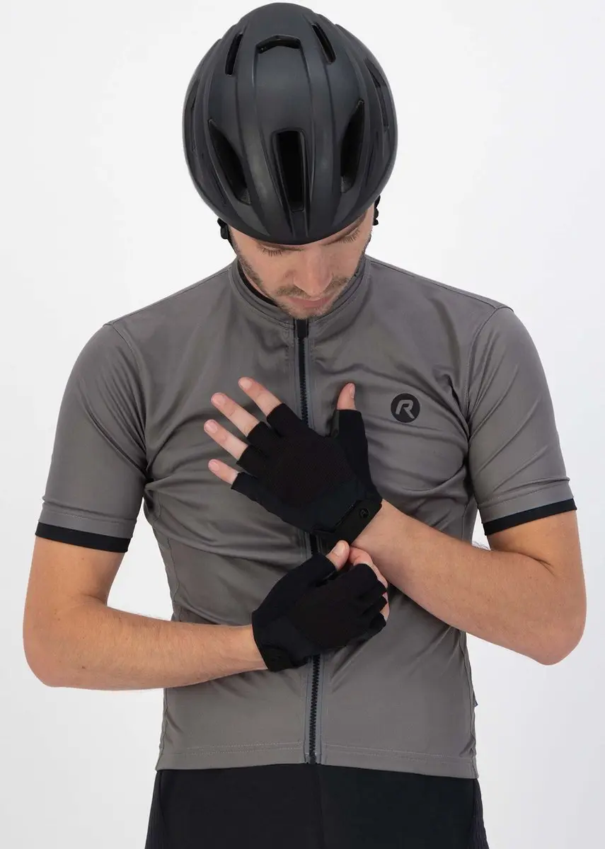 Rogelli Essential Heren Fietshandschoenen Korte Vinger Zwart XXXL - afbeelding 4 van 6