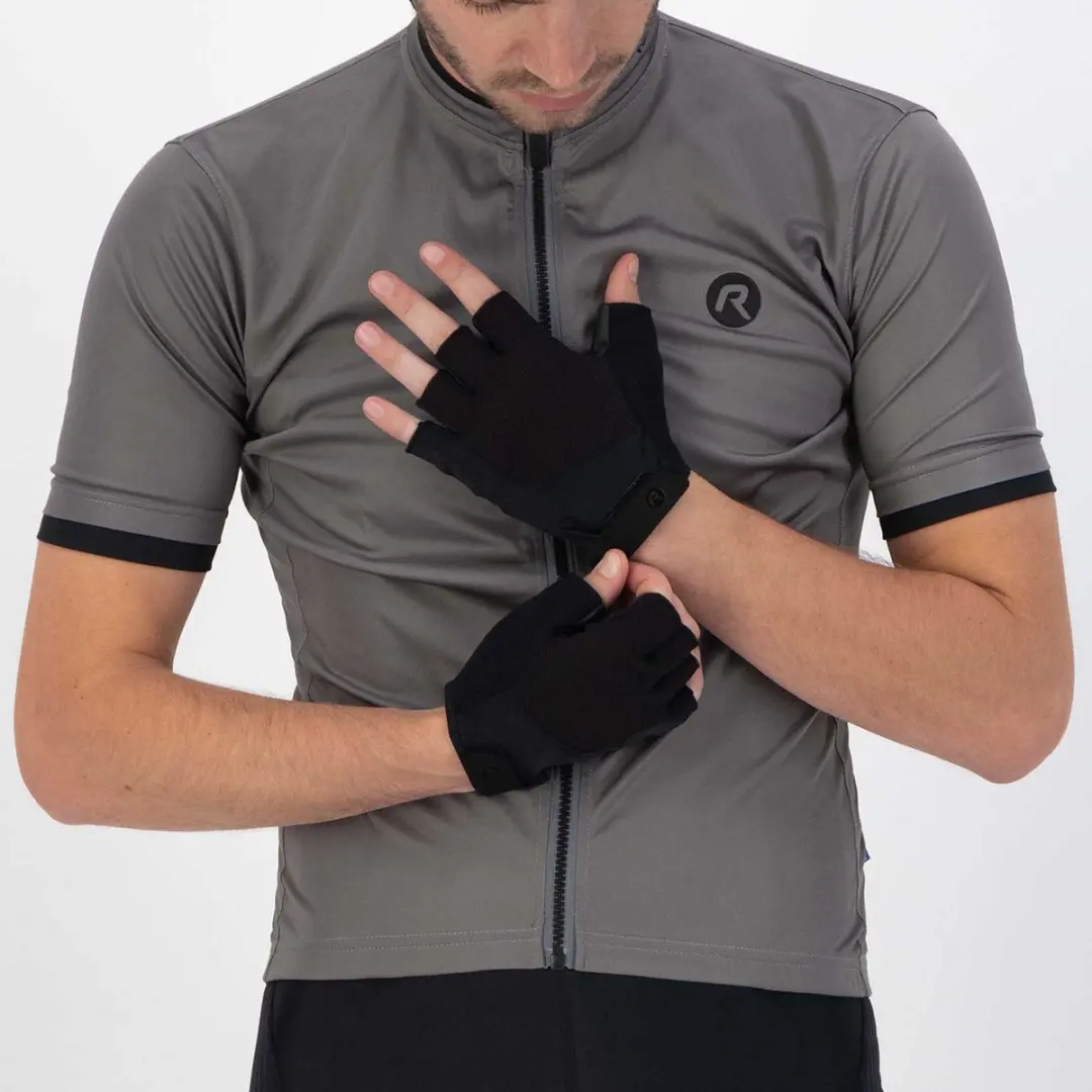 Rogelli Essential Heren Fietshandschoenen Korte Vinger Zwart XXXL - afbeelding 6 van 6
