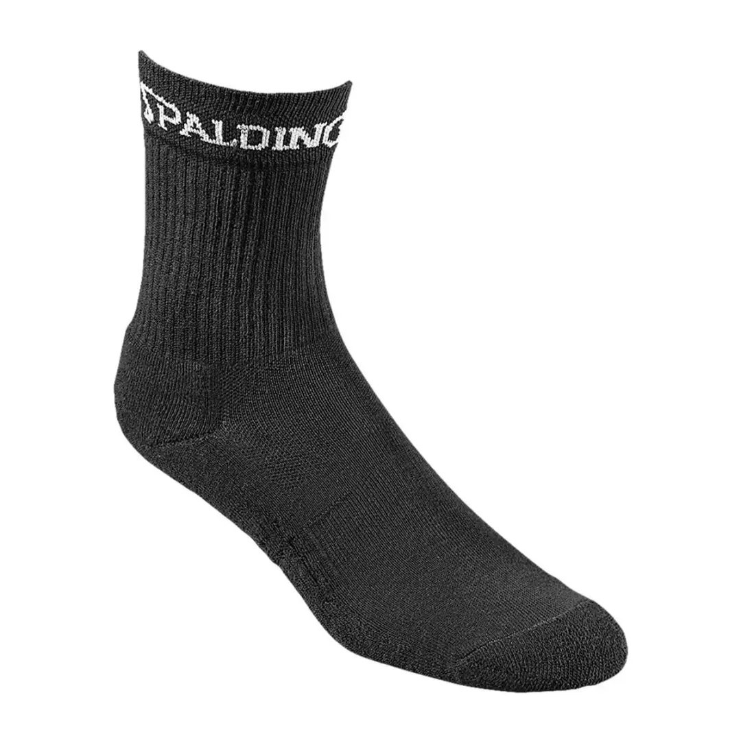 Socks Mid Cut Black (3 Pairs)