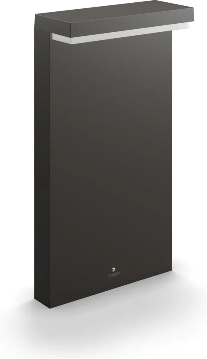 Philips LED Bustan Sokkellamp Antraciet