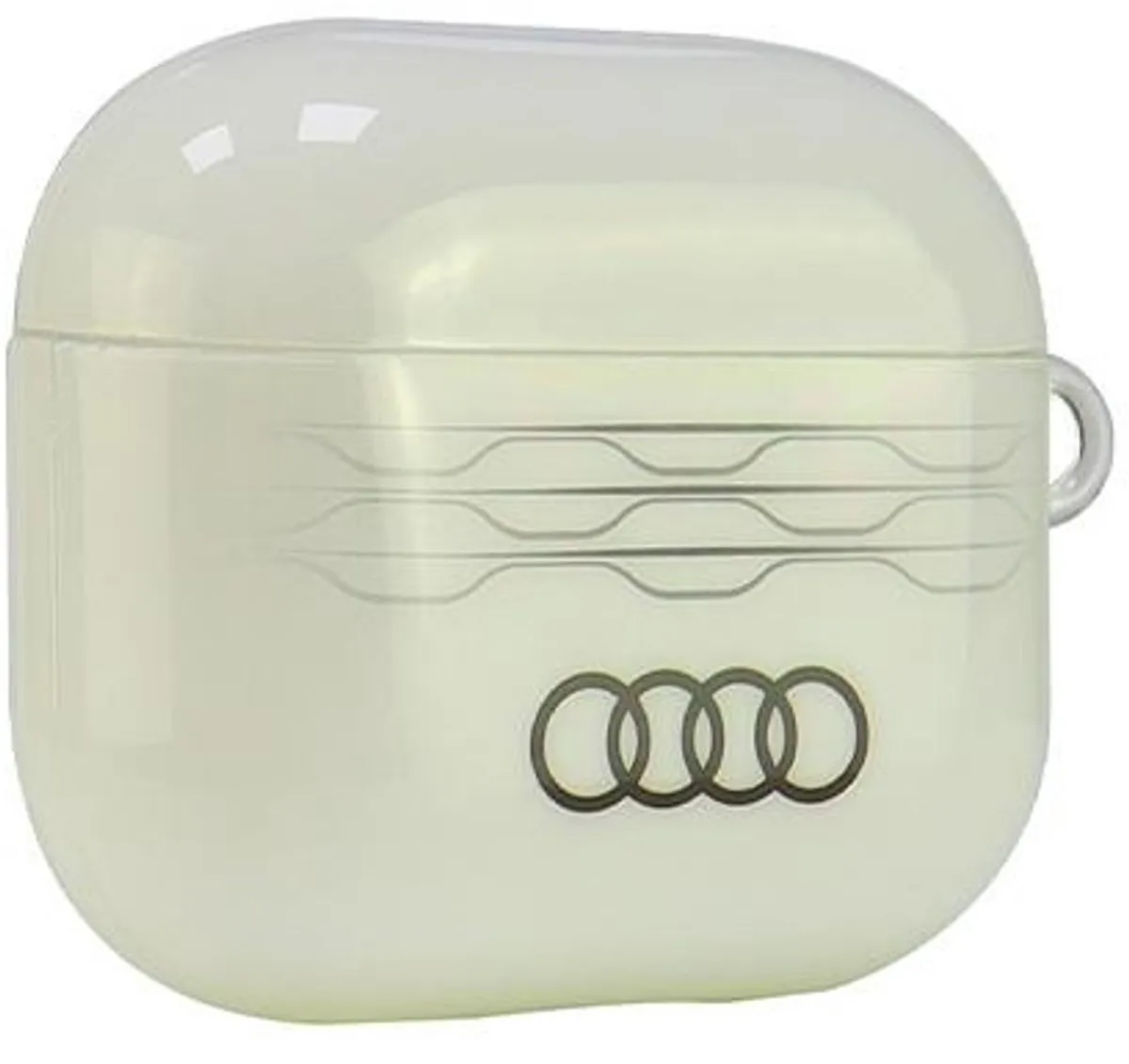 Audi IML Geometrisch Patroon AirPods 3 Hoesje - Transparent - afbeelding 5 van 6