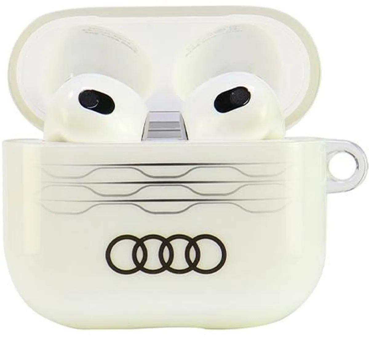 Audi IML Geometrisch Patroon AirPods 3 Hoesje - Transparent - afbeelding 2 van 6