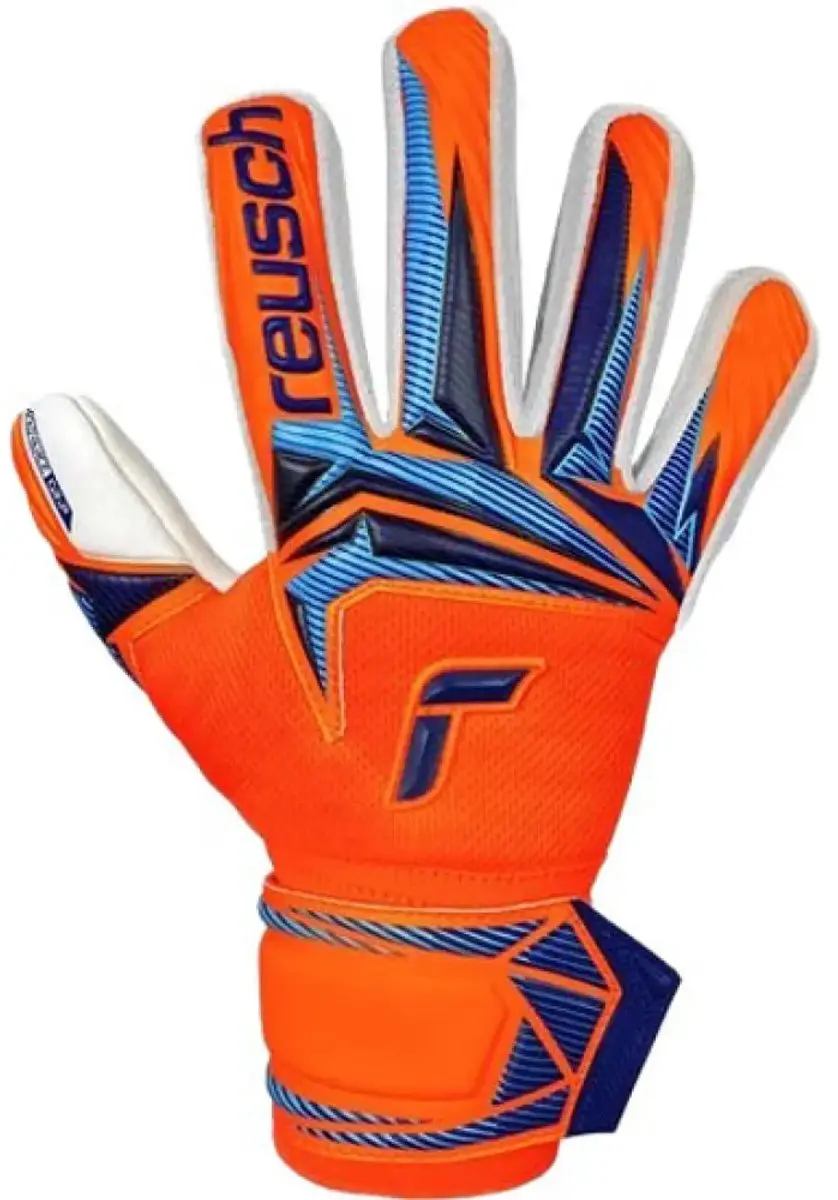 Reusch Keepershandschoenen Attrakt Solid Junior - Maat 4 - Oranje - afbeelding 3 van 6