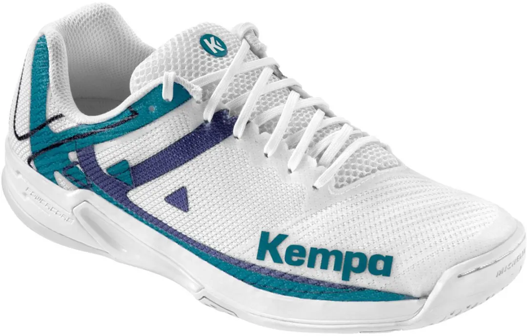 Kempa Wing 2.0 Indoorschoenen - 38 - Wit/Cyaan/Lila - afbeelding 3 van 6