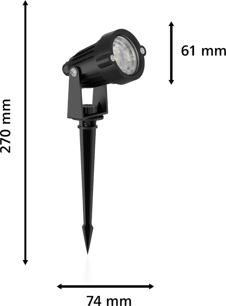 Philips GardenLink Caper 24V Sokkellamp Set - 3 Stuks - afbeelding 6 van 6