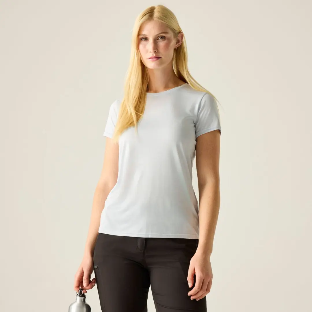Regatta Fingal Edition Dames T-shirt - Grijs - afbeelding 2 van 6