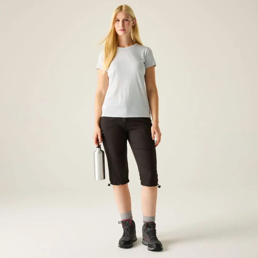 Regatta Fingal Edition Dames T-shirt - Grijs - afbeelding 3 van 6