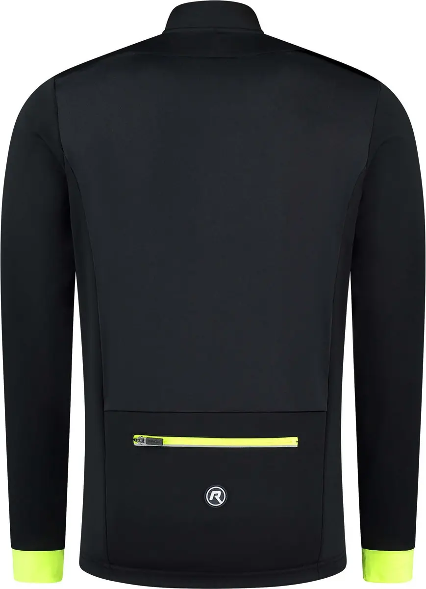 Rogelli Kids Core Fietsjack 134 - Zwart/Fluor - afbeelding 4 van 6